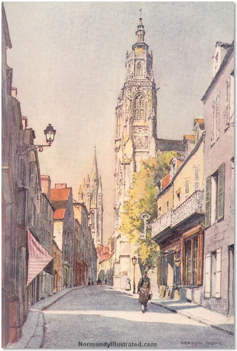 THE LONG MAIN STREET OF COUTANCES